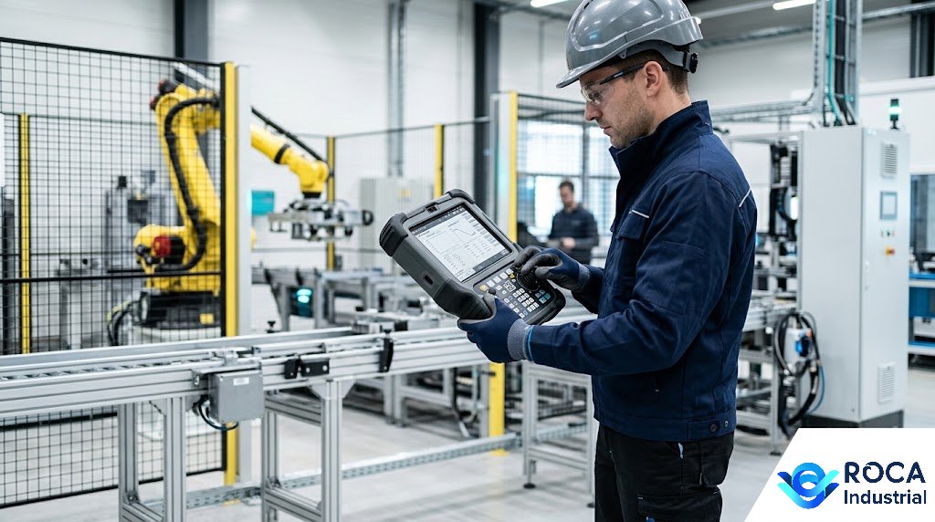 Como se usan los teach pendant en la industria